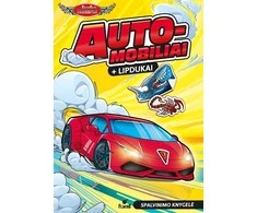 Automobiliai. Turbomotorai. Spalvinimo knygelė