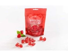 Aviečių skonio guminukai Broliai lokiai 100g