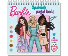 KNYGA Barbie. Spalvink pagal kodą