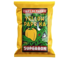 KNYGA Bulvių traškučiai su geltonosiomis paprikomis, 125 g