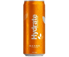 KNYGA Gazuotas kokosų vanduo su magniu HYDRATE MANGO, 330 ml