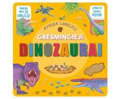 KNYGA Grėsmingieji dinozaurai. Atverk langelį