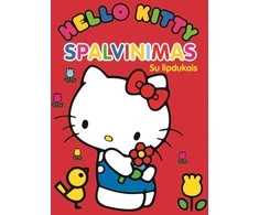 KNYGA Hello Kitty. Spalvinimas su lipdukais
