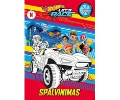 KNYGA Hot Wheels. Spalvinimas su lipdukais