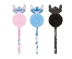 KNYGA Ištrinamas rašiklis STITCH pompon, 3 motyvų