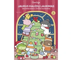 Jaukus Kalėdų laukimas: spalvinimo knygelių advento kalendorius
