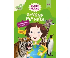 KNYGA Kakė Makė. Gyvūnų planeta. Lavinamosios užduotys