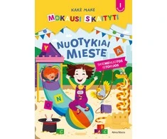 KNYGA Kakė Makė. Mokausi skaityti. Nuotykiai mieste. Skiemenuotos istorijos