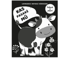 KNYGA Kas pasakė Mū. Lavinamoji knygelė kūdikiams