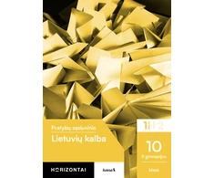 KNYGA Šviesa Lietuvių kalba. Pratybų sąsiuvinis 10 (II gimnazijos) klasei, 1 dalis, serija Horizontai