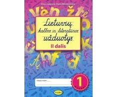 KNYGA Lietuvių kalbos ir literatūros užduotys 1 klasei antra dalis