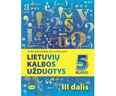 KNYGA Lietuvių kalbos užduotys 5 klasei. 3 dalis