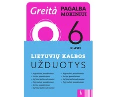 KNYGA Šviesa Lietuvių kalbos užduotys 6 kl. Greita pagalba mokiniui