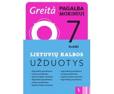 KNYGA Šviesa Lietuvių kalbos užduotys 7 klasei (Greita pagalba mokiniui!)
