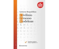 KNYGA Lietuvos Respublikos civilinio proceso kodeksas. Papildytas leidimas 2025 11 01