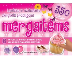 KNYGA Lipdukų ir užduotėlių skrynelė protingoms mergaitėms