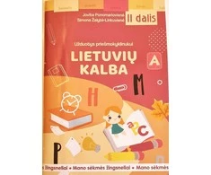 KNYGA Mano sėkmės žingsneliai. Užduotys priešmokyklinukui: lietuvių kalba, 2 d.