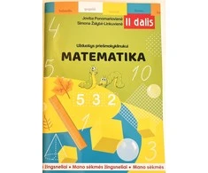 KNYGA Mano sėkmės žingsneliai. Užduotys priešmokyklinukui: matematika, 2 d.