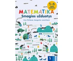 KNYGA Šviesa Smagios matematikos užduotys 5-6 metų vaikams