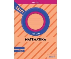 KNYGA Šviesa Matematika. Užrašai 3 klasei, 2 dalis (pagal 2022 m. BUP). Serija TAIP!