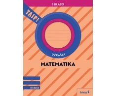 KNYGA Šviesa Matematika. Užrašai 3 klasei, 3 dalis (pagal 2022 m. BUP). Serija TAIP!