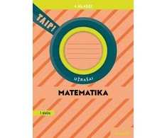 KNYGA Šviesa Matematika. Užrašai 4 klasei, 1 dalis (pagal 2022 m. BUP). Serija TAIP!