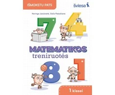 KNYGA Šviesa Matematikos uždavinynas „Matematikos treniruotės“ 1 klasei