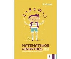 KNYGA Šviesa Matematikos užduotys gabiems vaikams "Matematikos vingrybės" 1 klasei