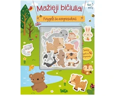 KNYGA Mažieji bičiuliai. Knygelė su magnetukais