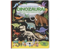 KNYGA Mažoji enciklopedija su lipdukais. Dinozaurai ir kitos priešistorinės būtybės
