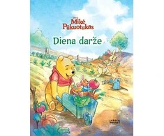 KNYGA Mikė Pūkuotukas. Diena darže