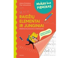 KNYGA Mokas bus pirmokas. Raidžių elementai ir junginiai