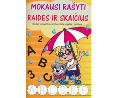 KNYGA Mokausi rašyti raides ir skaičius