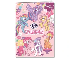 KNYGA My Little Pony. Spalvinimas su lipdukais