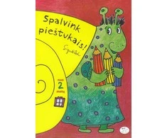KNYGA Spalvink pieštukais! Nuo 2 metų