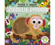 KNYGA Paliesk ir pajusk. Džiunglių gyvūnai
