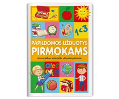 KNYGA Papildomos užduotys pirmokams. Lietuvių kalba, matematika, pasaulio pažinimas
