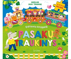 KNYGA Pasakų traukinys. Dėlionių knygelė