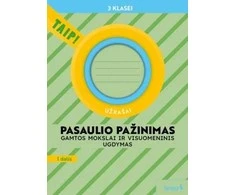 KNYGA Šviesa Pasaulio pažinimas. Užrašai 3 klasė, 1 dalis (atnaujinta 2022). Serija TAIP!
