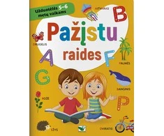 KNYGA Pažįstu raides. Užduotėlės 5-6 metų vaikams