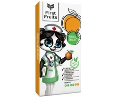 KNYGA Persikų ir obuolių skanėstas FIRST FRUITS, 60 g