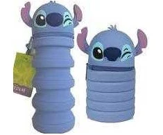 Pieštukinė-penalas Disney Mėlyna "STITCH", silikoninis, pailginamas