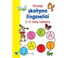 KNYGA Pirmieji skaitymo žingsneliai 5-6 metų vaikams