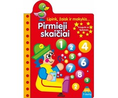 KNYGA Pirmieji žodžiai. Lipink, žaisk ir mokykis...