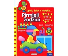 KNYGA Pirmieji žodžiai. Lipink, žaisk ir mokykis...