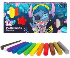 Plastilinas Stitch, 12 spalvų