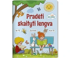 KNYGA Pradėti skaityti lengva 5-6 metų vaikams