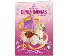 KNYGA Princesė. Spalvinimas su lipdukais