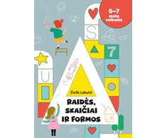 KNYGA Raidės, skaičiai ir formos