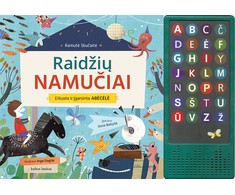 KNYGA Raidžių namučiai. Eiliuota ir įgarsinta abėcėlė